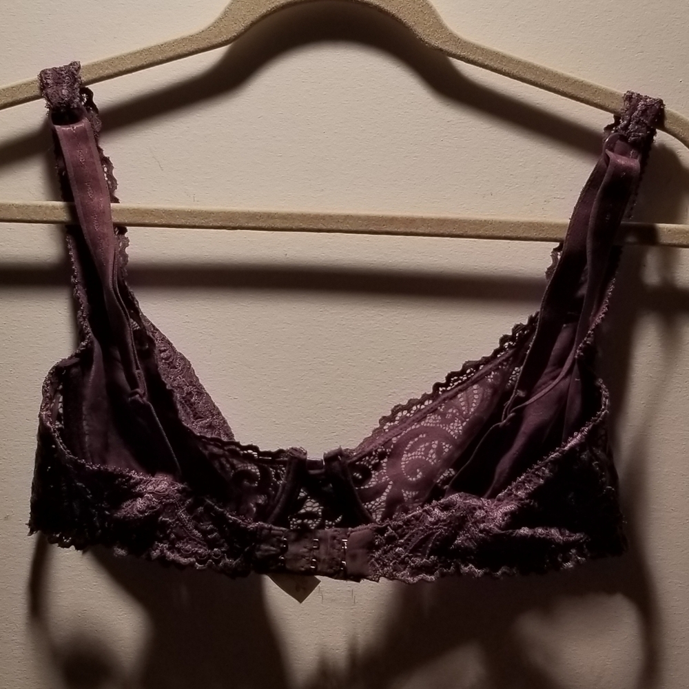 🍭La Vie En Rose Roselle vintage Y2K lace underwire bra w adjustable strap - Picture 2 of 2